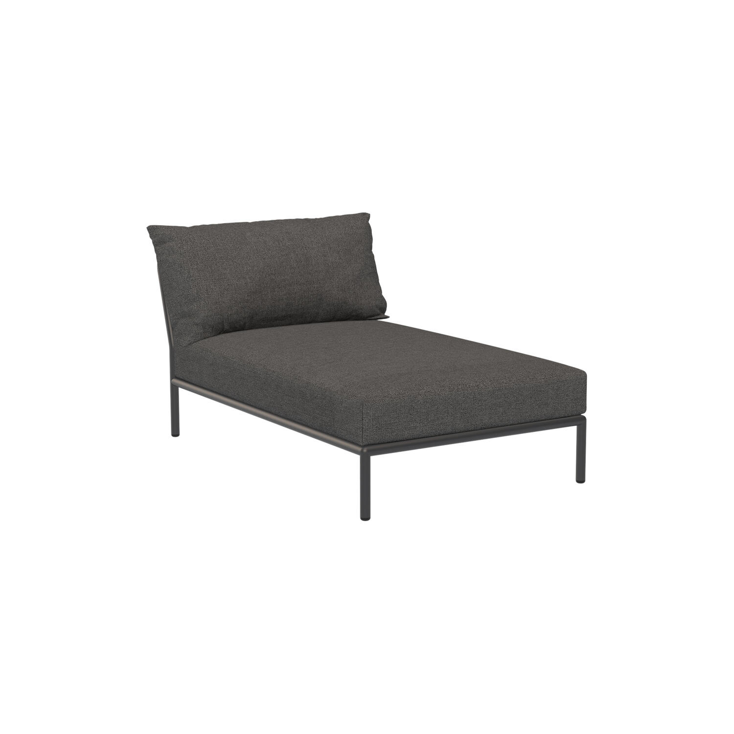 LEVEL2 Chaiselong, Basic dark grey