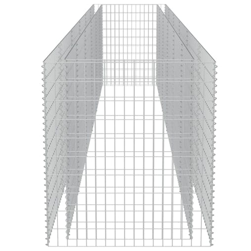 NNEVL Gabion Raised Bed Galvanised Steel 540x90x100 cm