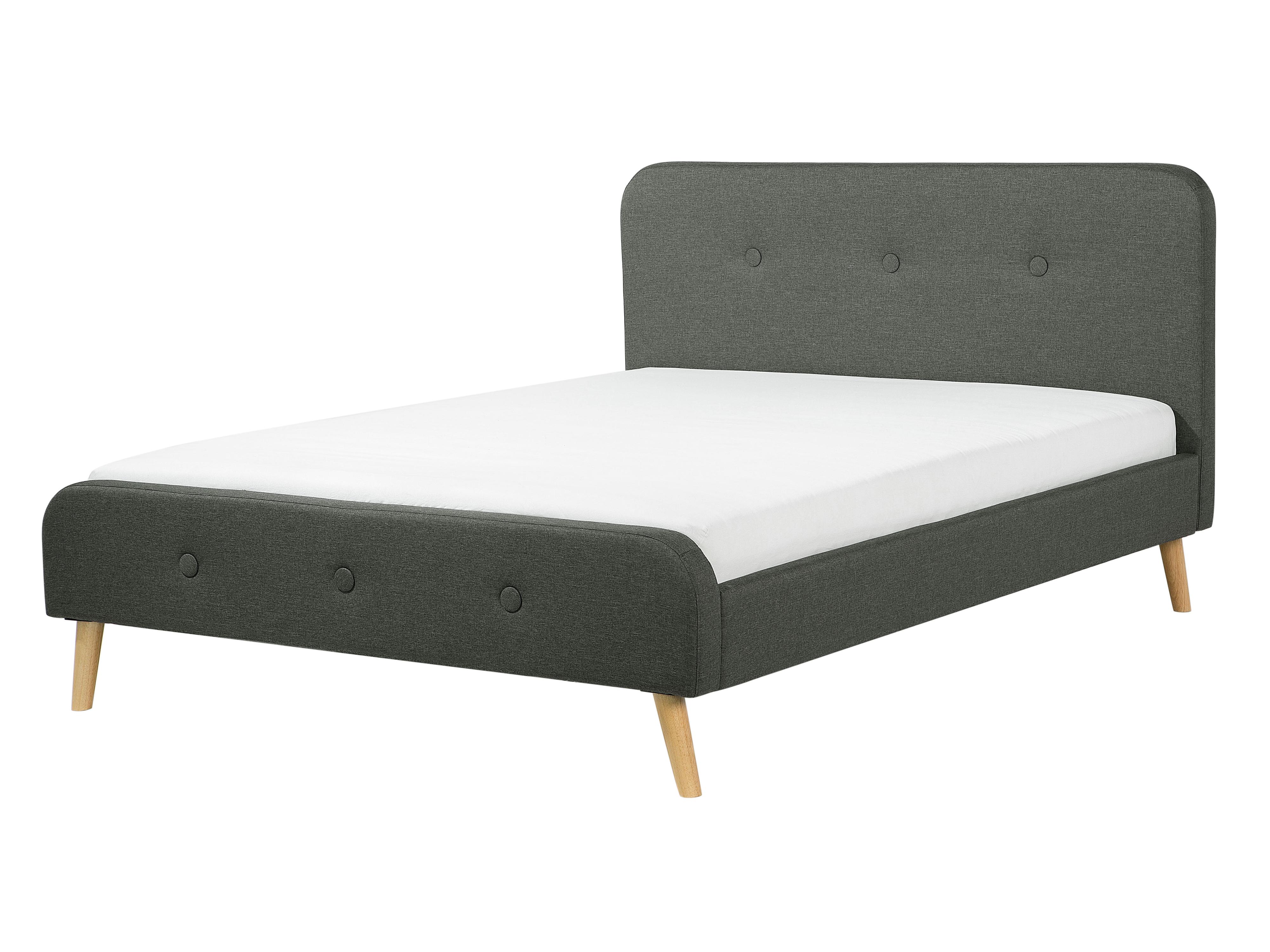 Bed Fabric RENNES 140 x 200 cm (EU Double) Dark Grey