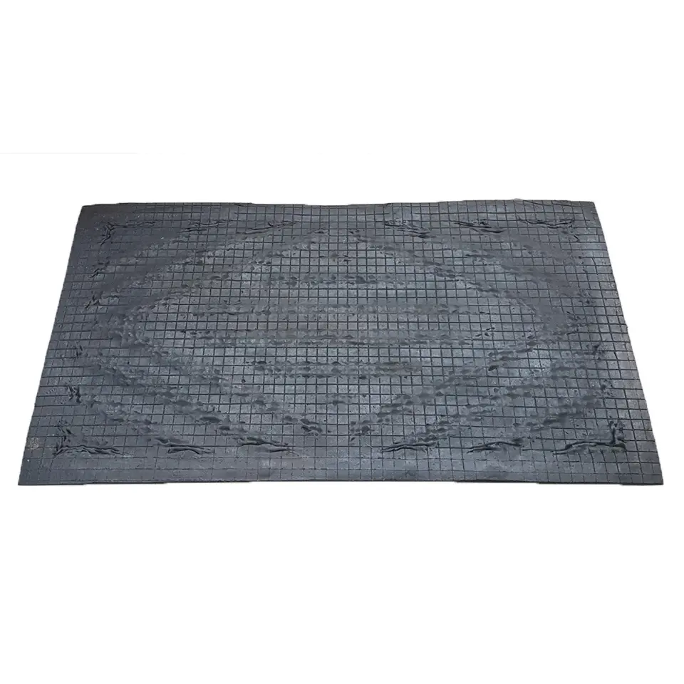 Deurmat rubber/kokos 40x70 cm - Ruit