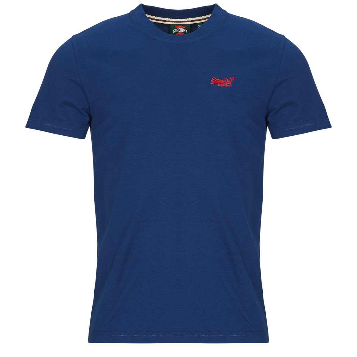 Superdry - ESSENTIAL LOGO EMB TEE - Marine