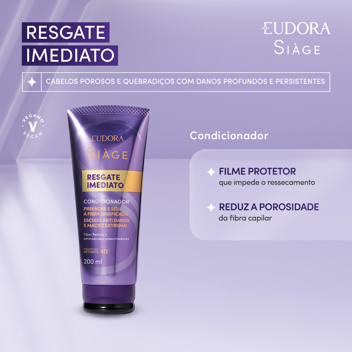 Condicionador Siàge Resgate Imediato 200ml