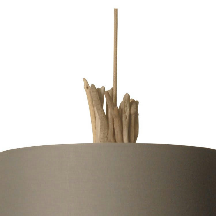 FAGOT - Suspension en bois recyclé gris