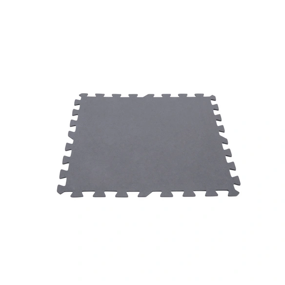 Bodenschutzpolster, BxLxH: 50 x 50 x 0,5 cm, gepolstert, grau