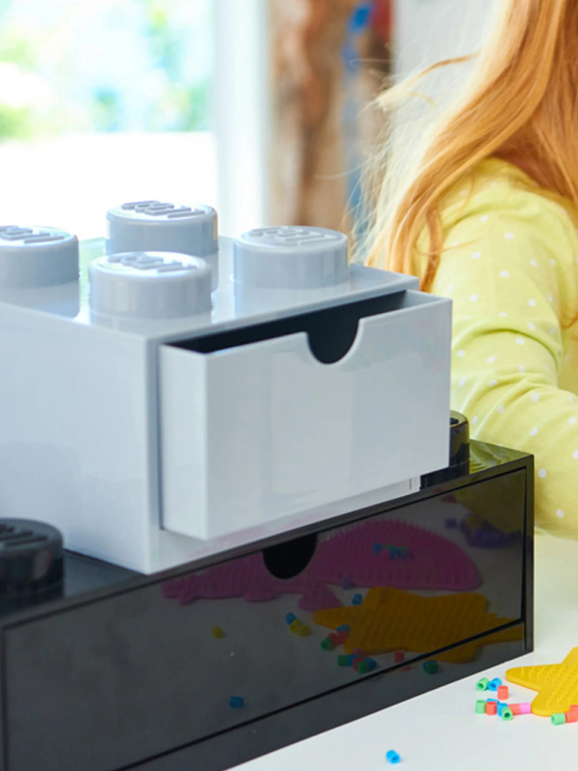 Kinder-LEGO?-Aufbewahrungsbox Brick mit 4 Noppen