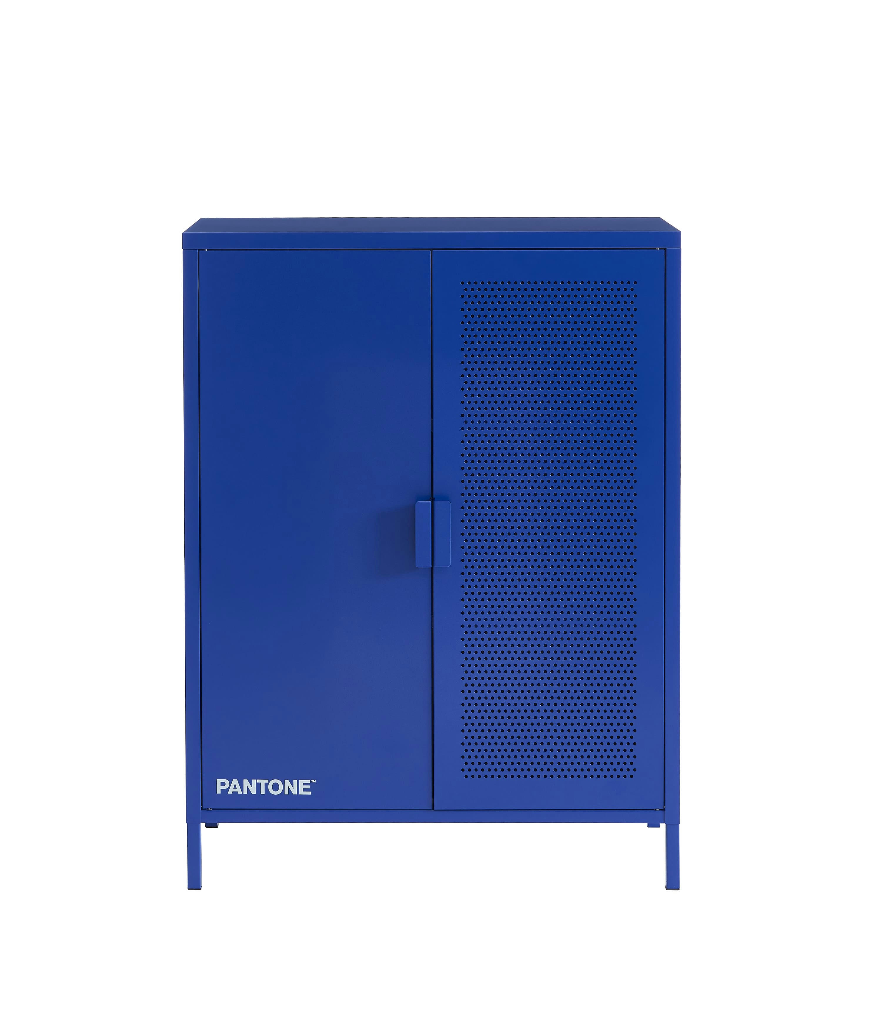 PANTONE - Buffet  métal bleu électrique h100cm