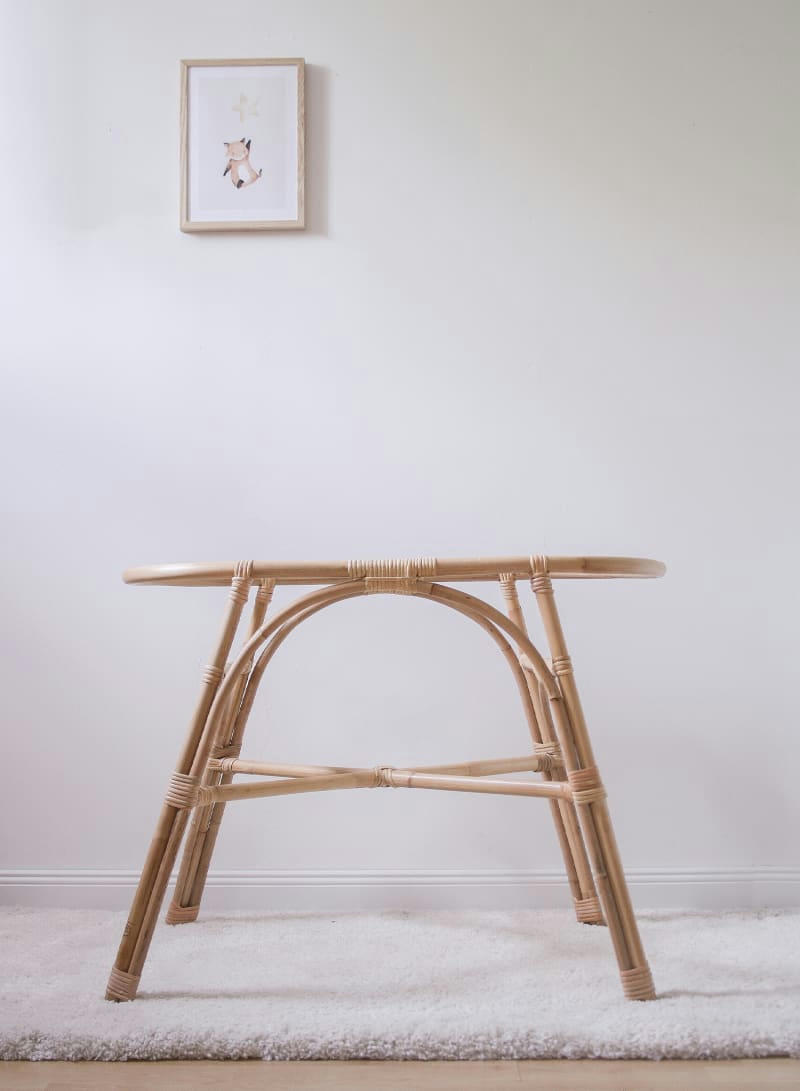 JUNE - Pied de couffin rotin