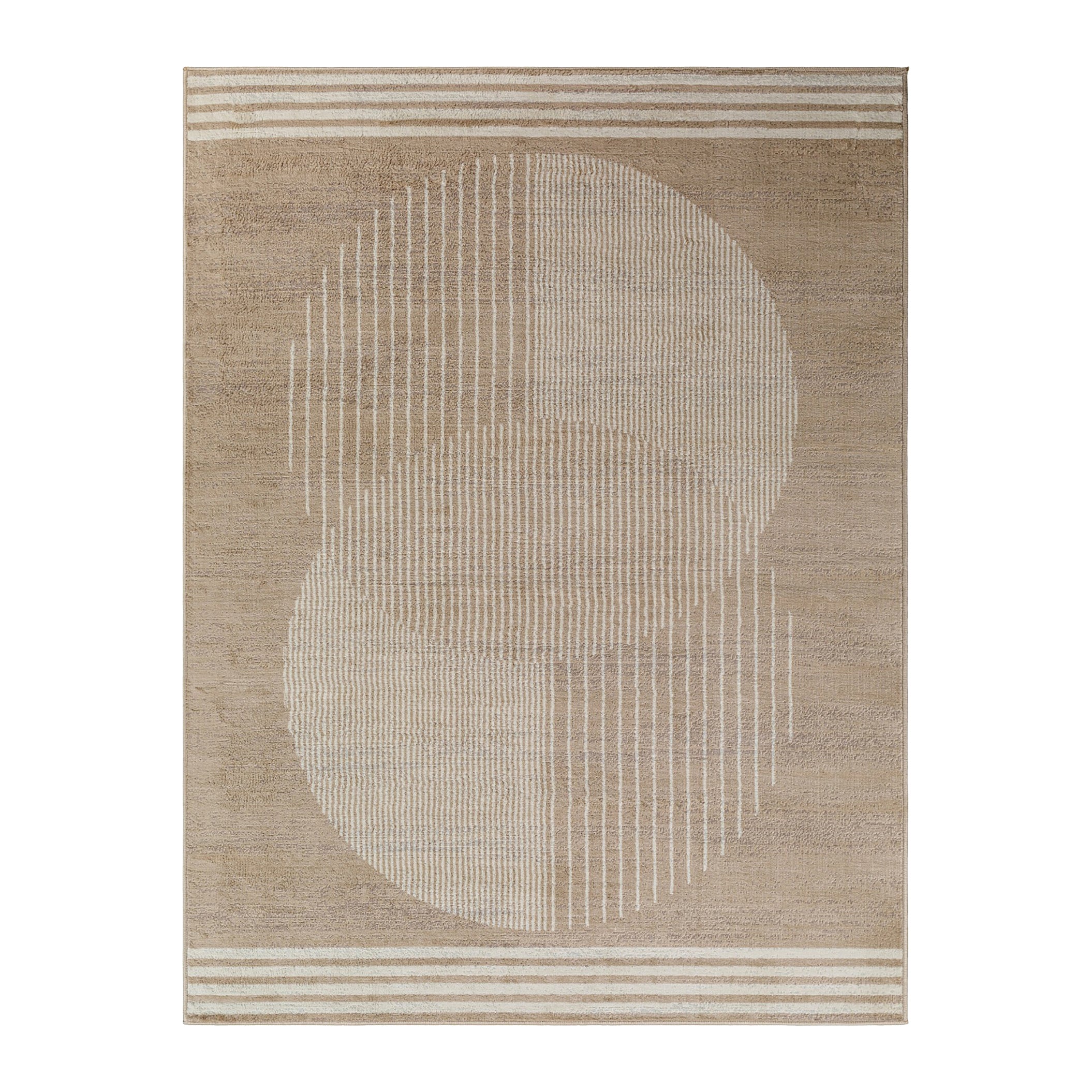 by fonQ Weeve Vloerkleed 120 x 170 cm - Donker Beige
