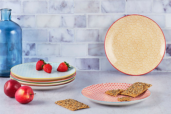 Assiette PATTERN 26cm - 6 pièces - Color