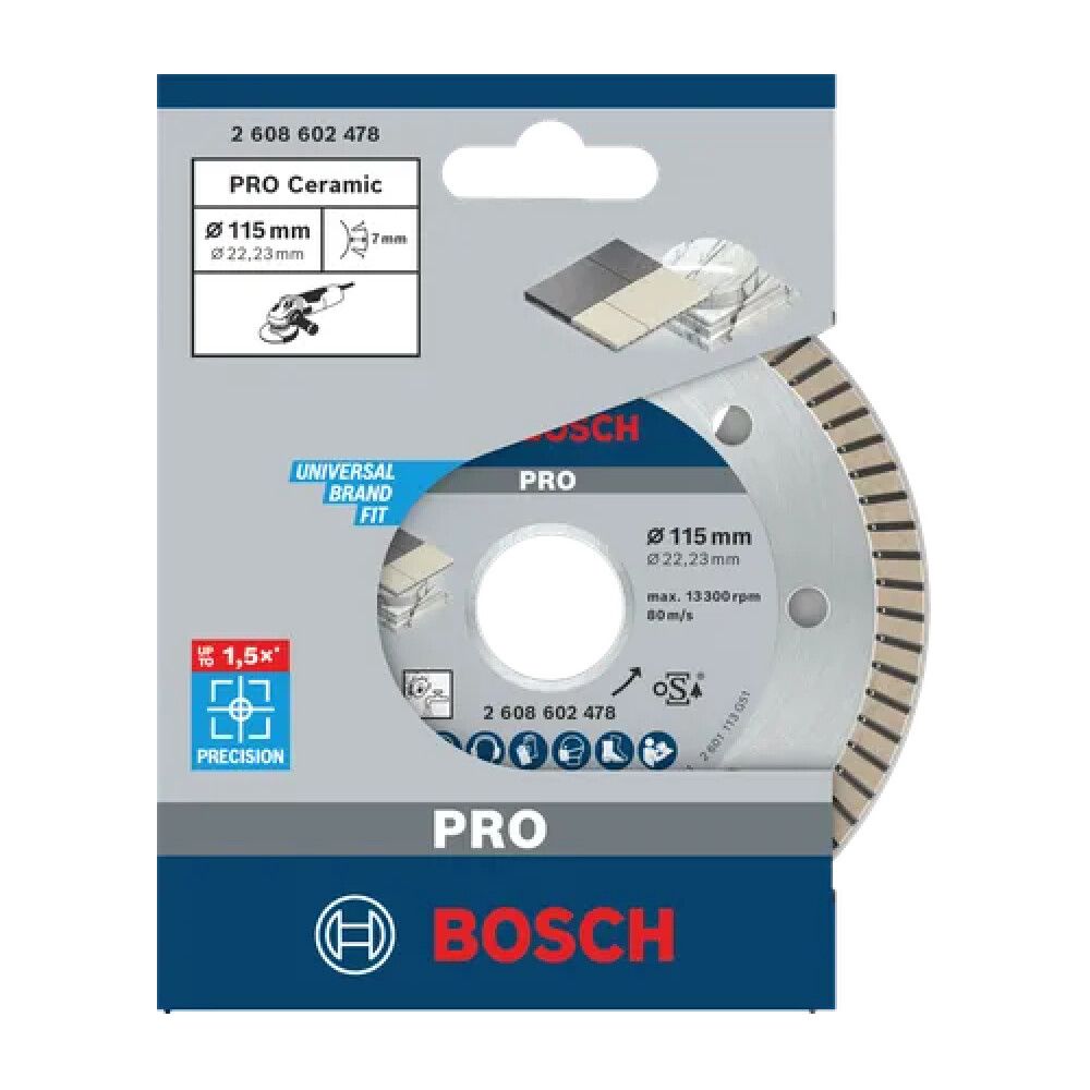 DIAMANTKAPPSKIVE BOSCH 115X22,23MM