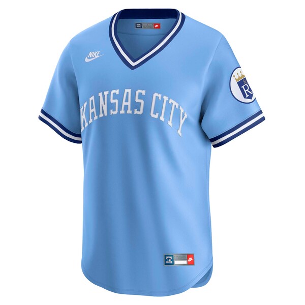 Bo Jackson Kansas City Royals Nike Throwback Cooperstown Collection Limited Jersey - Light Blue
