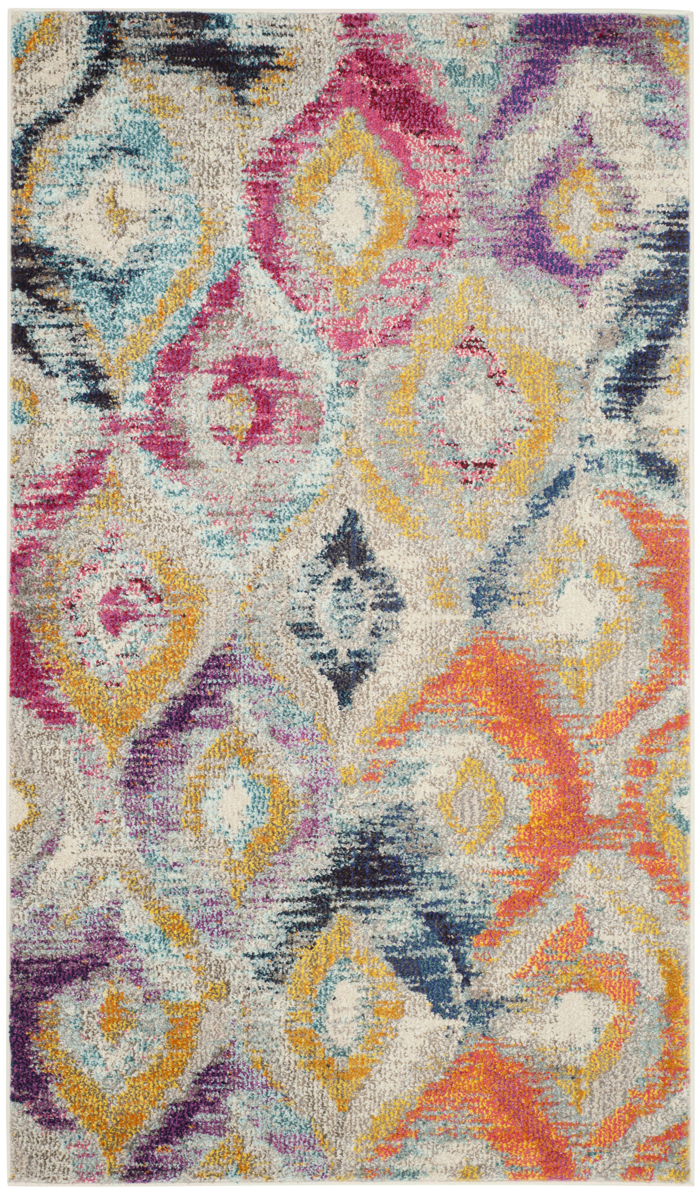MONACO - Tapis de salon interieur en multicolore, 122 x 170 cm
