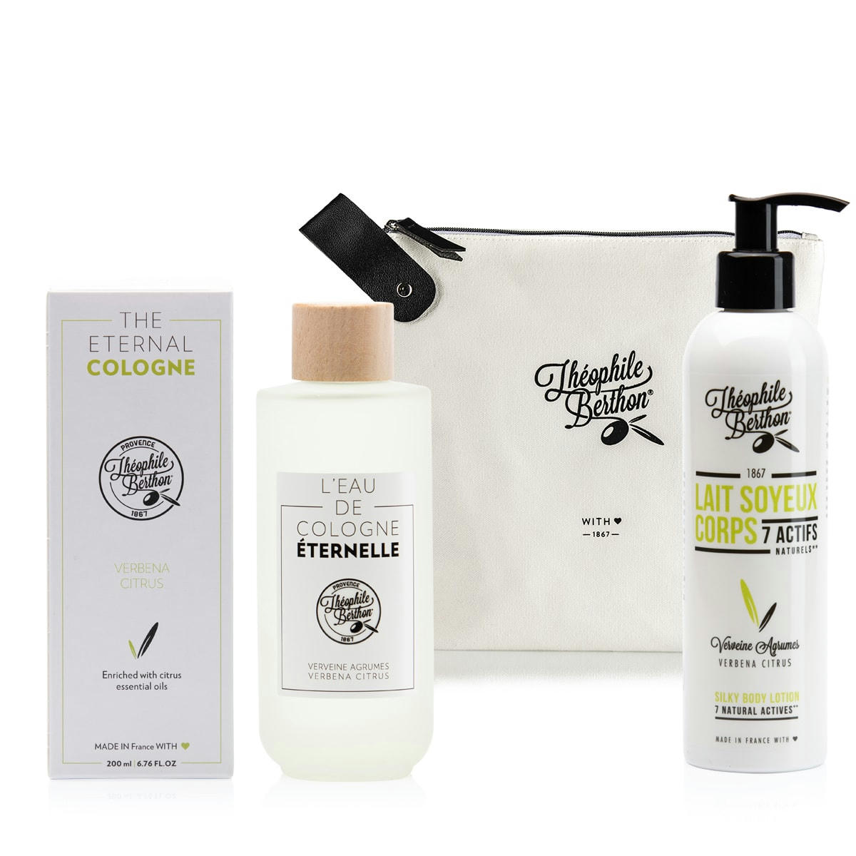 ESCALE - Trousse verveine agrumes avec 2 soins pour le corps