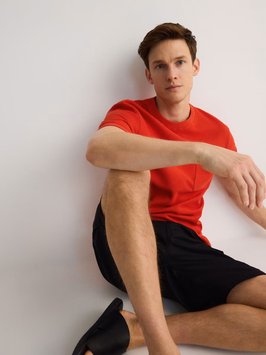 Slim Fit Structural T-Shirt