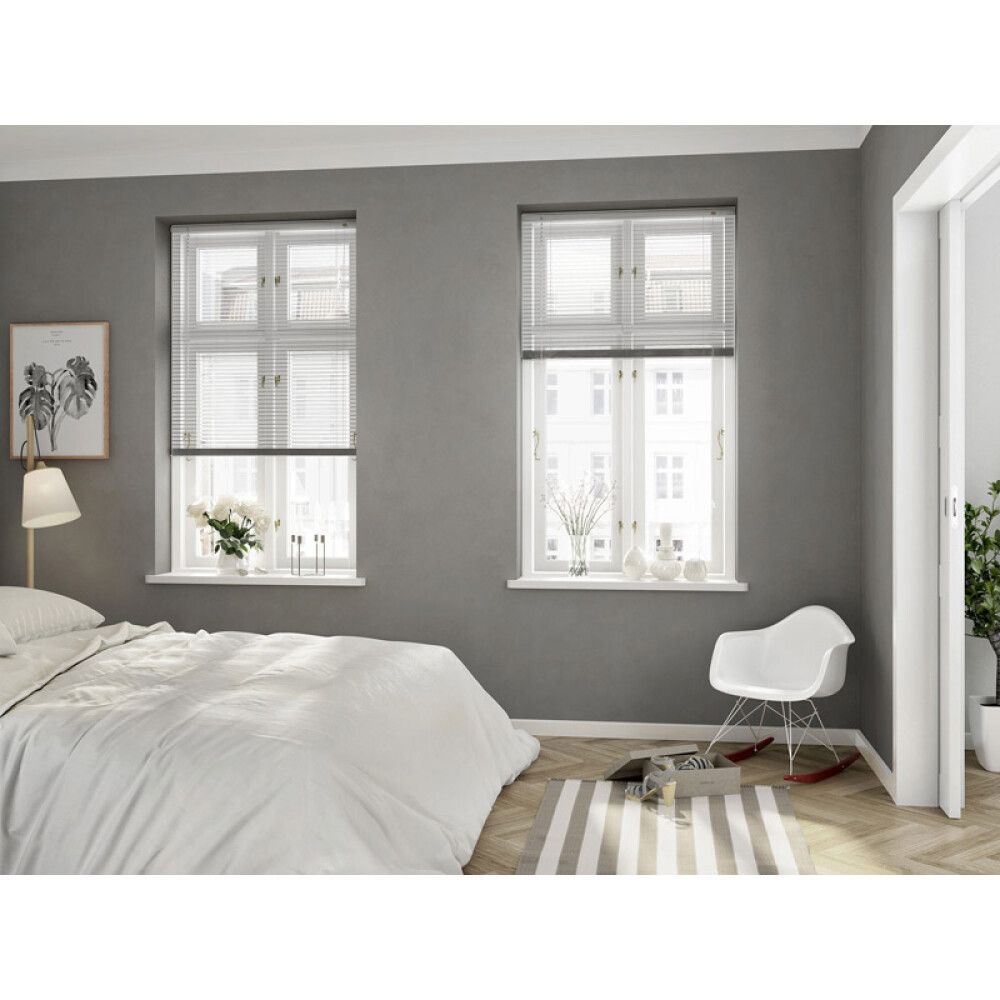 PERSIENNE DEBEL TWIST ALUMINIUM 140X130CM HVIT