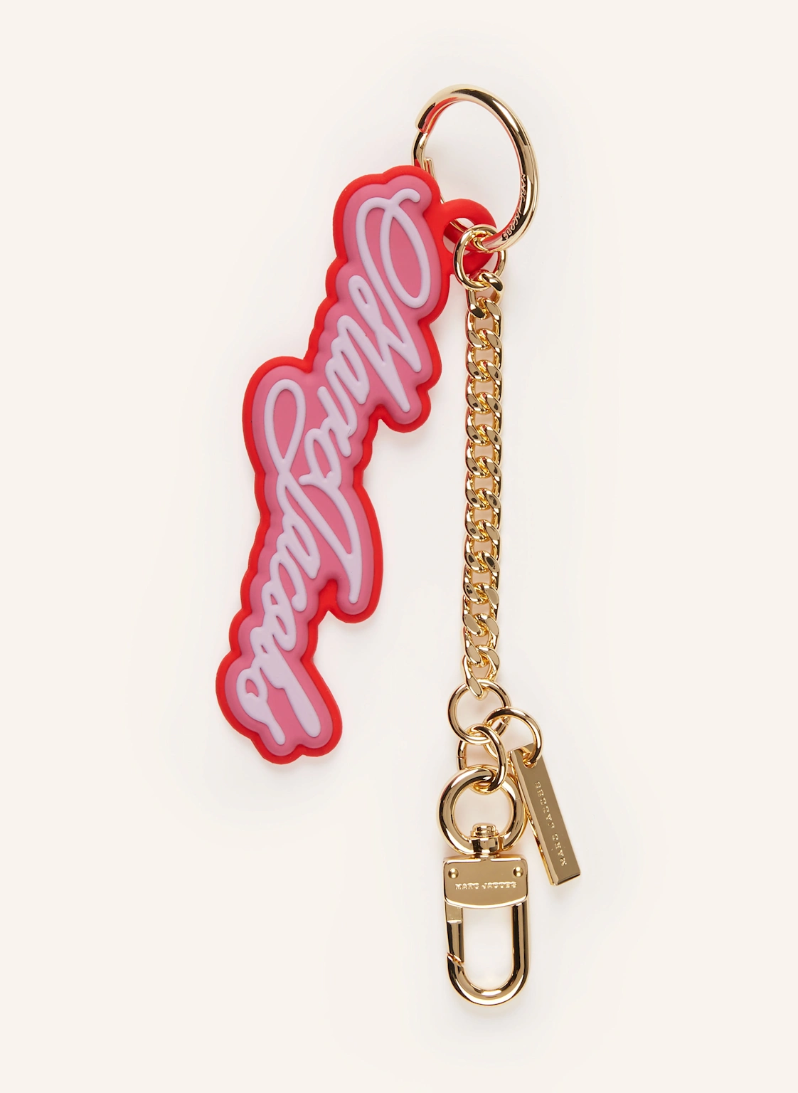 MARC JACOBS Taschenanhänger THE CURSIVE LOGO CHARM