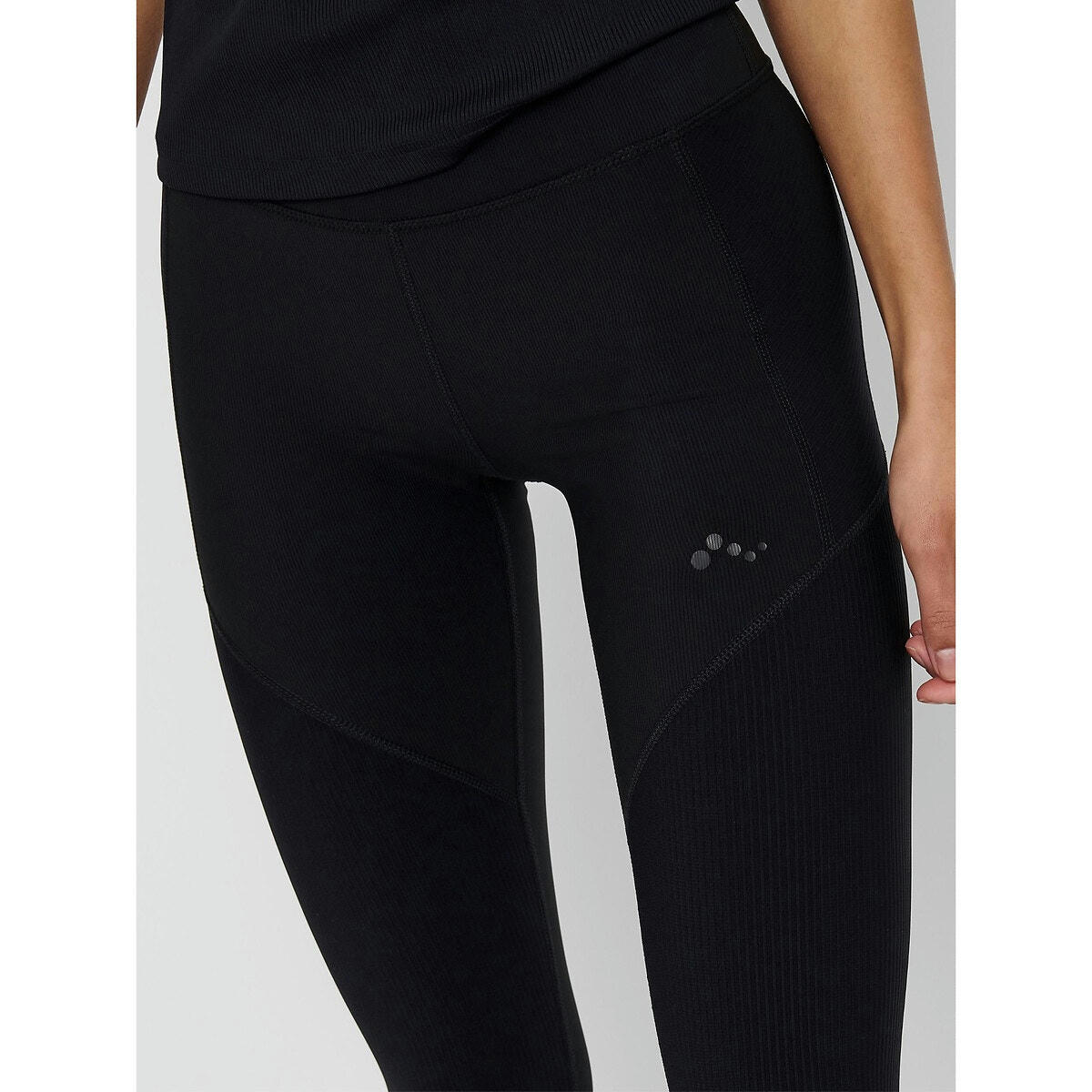 Legging de sport taille haute élastiquée