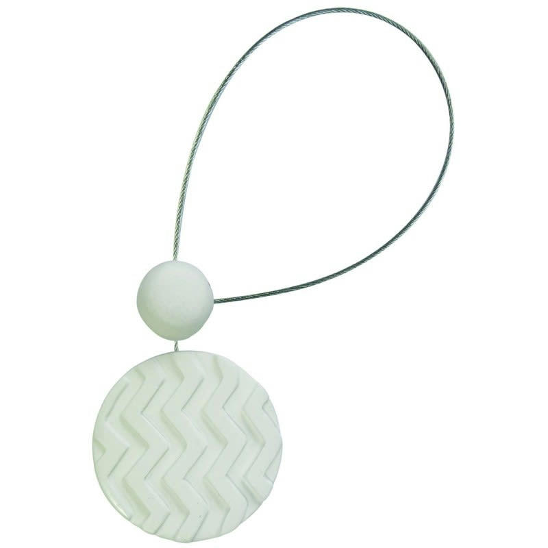 WILLY - - Embrasse rideaux magnétique sans perçages - Crème