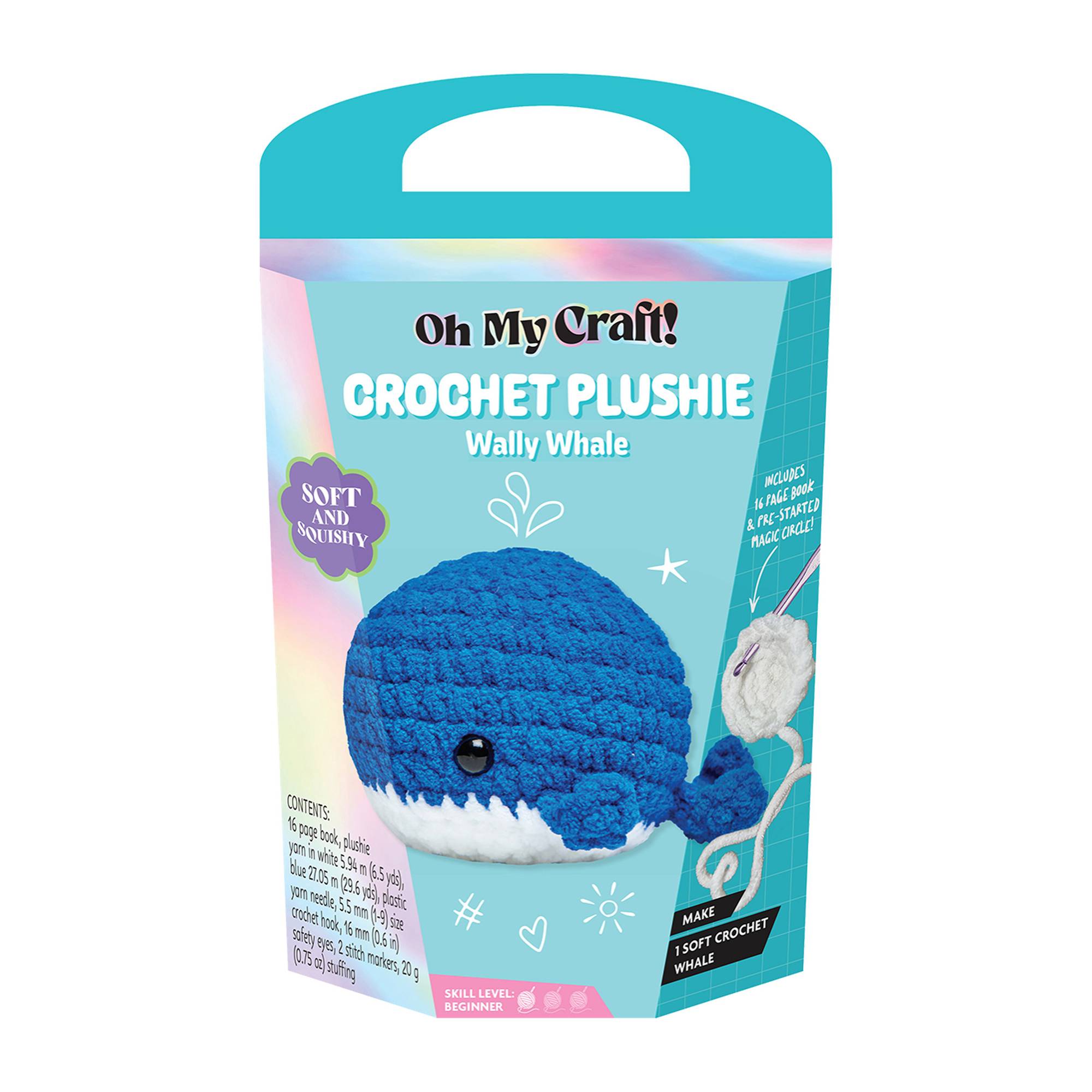 Oh My Craft Wally Whale Crochet Plushie Kit