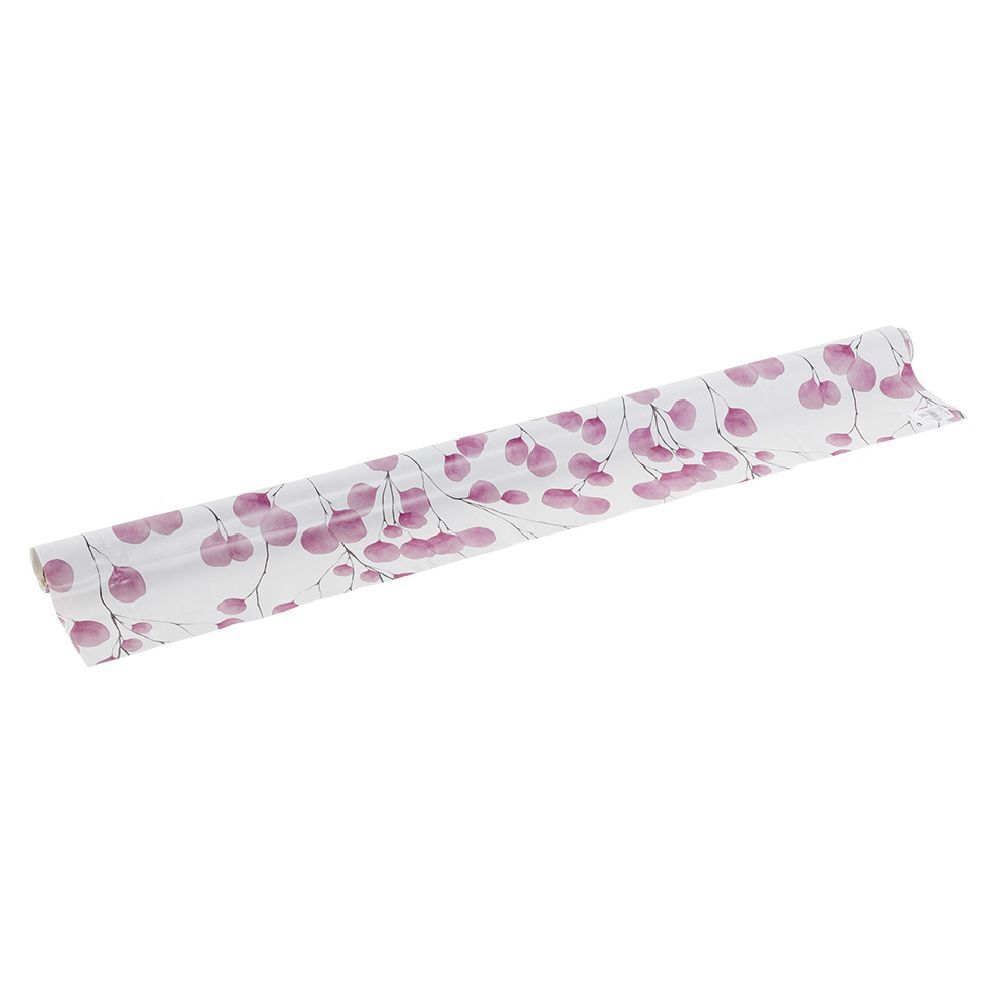 Toile cirée rose-coton L140cm