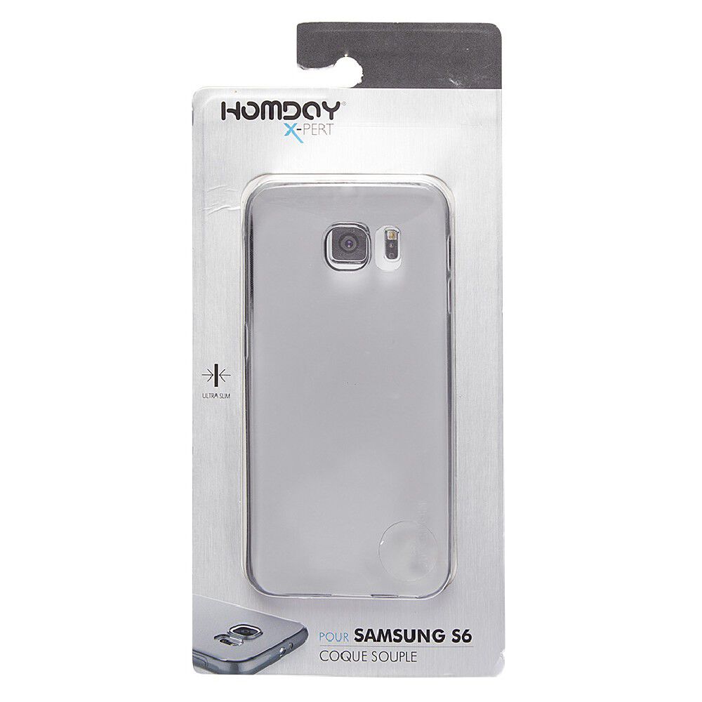 Coque souple grise pour Samsung Galaxy S6