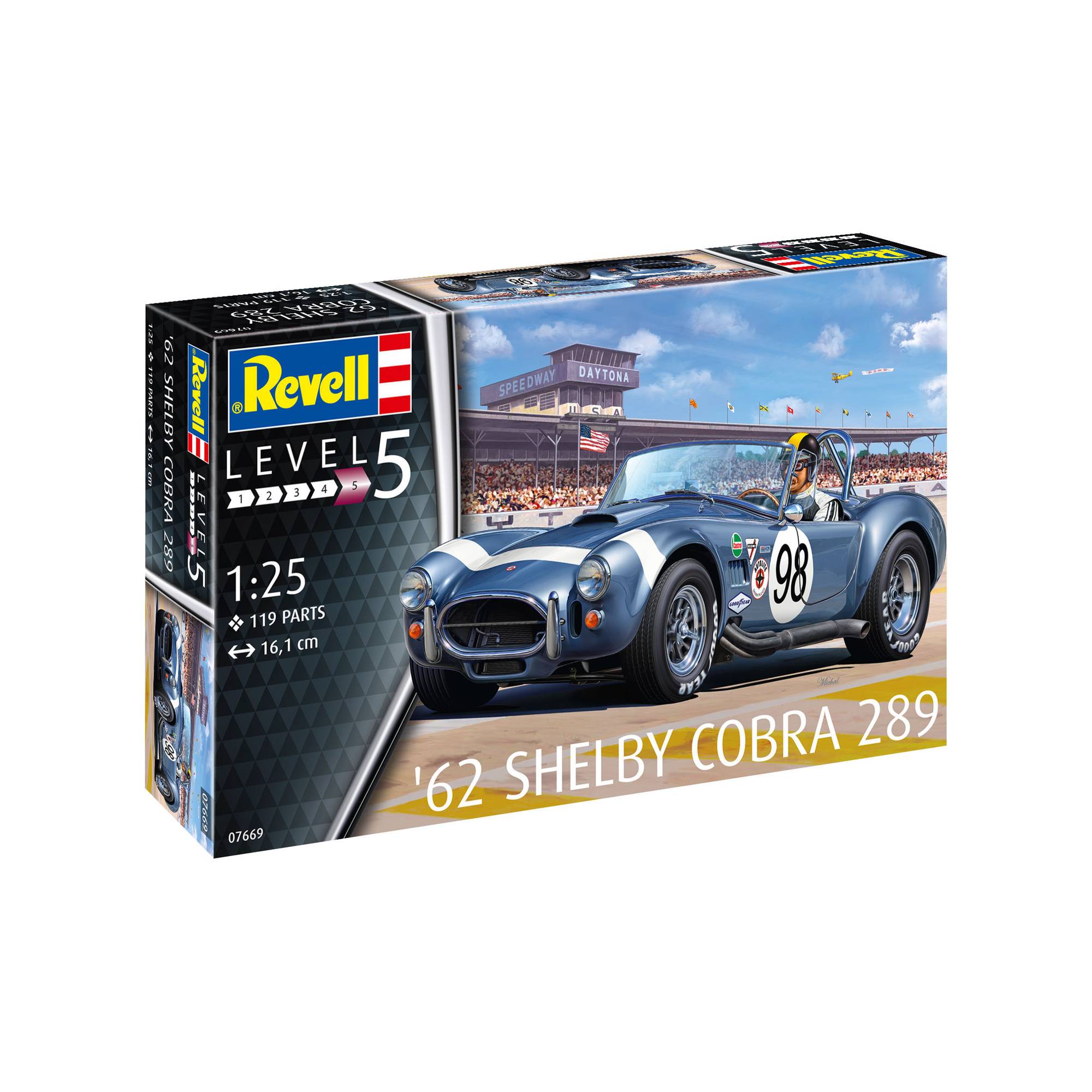 Revell �?2 Shelby Cobra 289 Cabriolet Model Kit 1:25