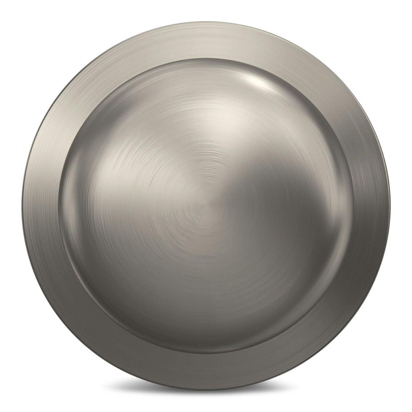Schlage Plymouth Passage Door Knob Handle Set, Satin Nickel