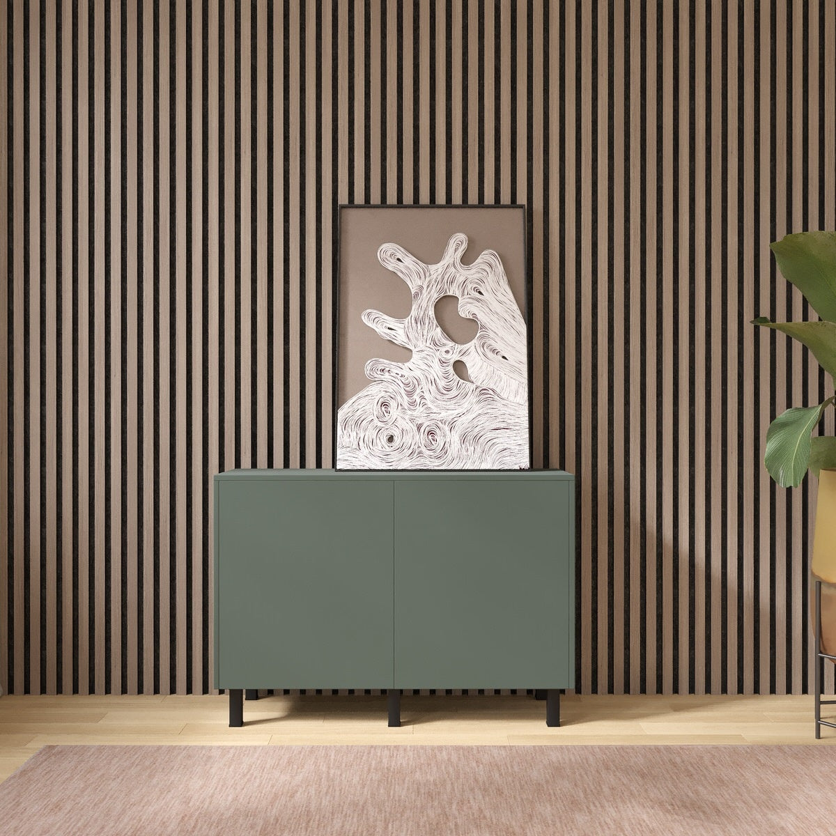 Artego Design Pastell Ayaya 123 cm Dressoir Eucalyptus