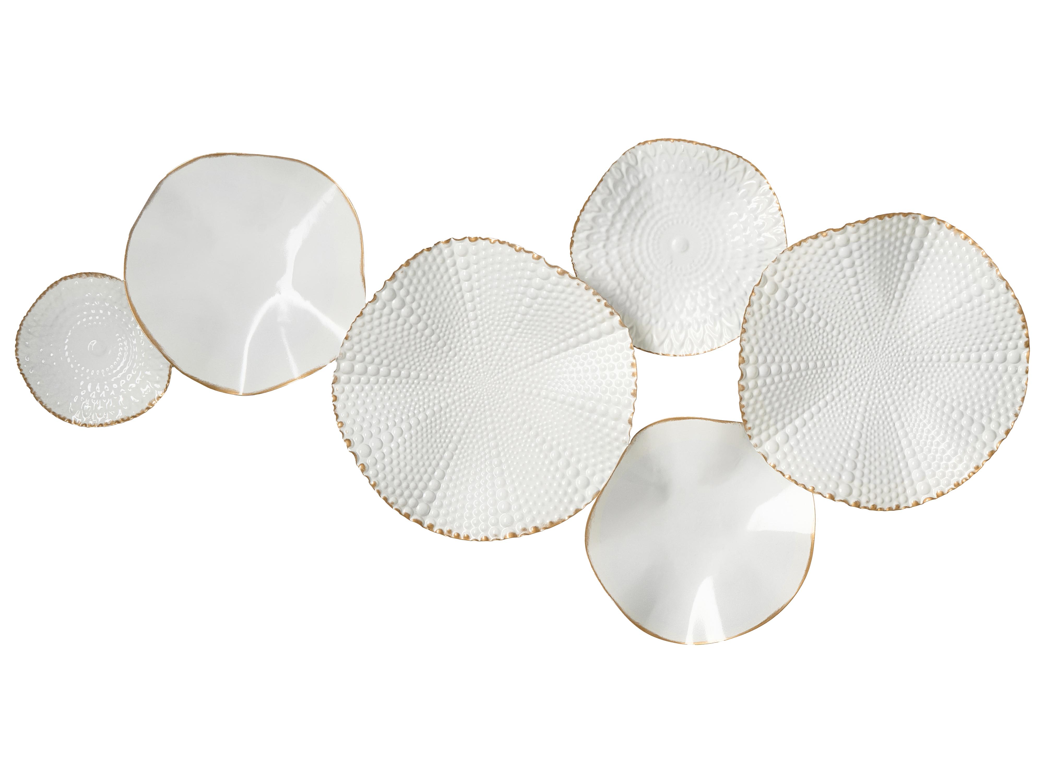 Wall Decor NEODYNIUM Metal 47 cm White