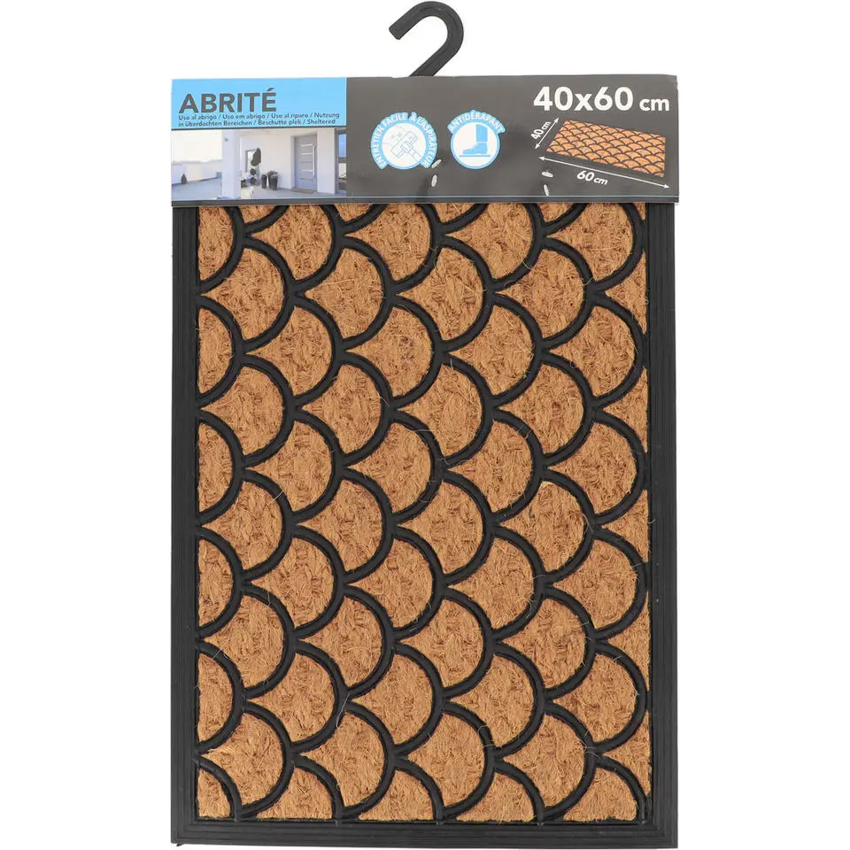Luance Warm Welcome Deurmat - anti slip - rechthoek - 60 x 40 cm