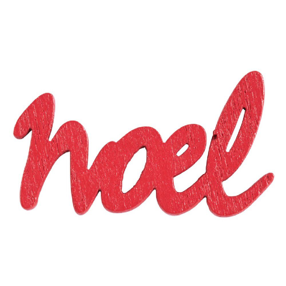 Décoration de table lettres de No&euml;l x20
