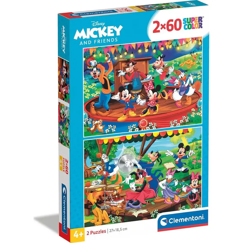 Puzzle 2er-Set Mickey and Friends