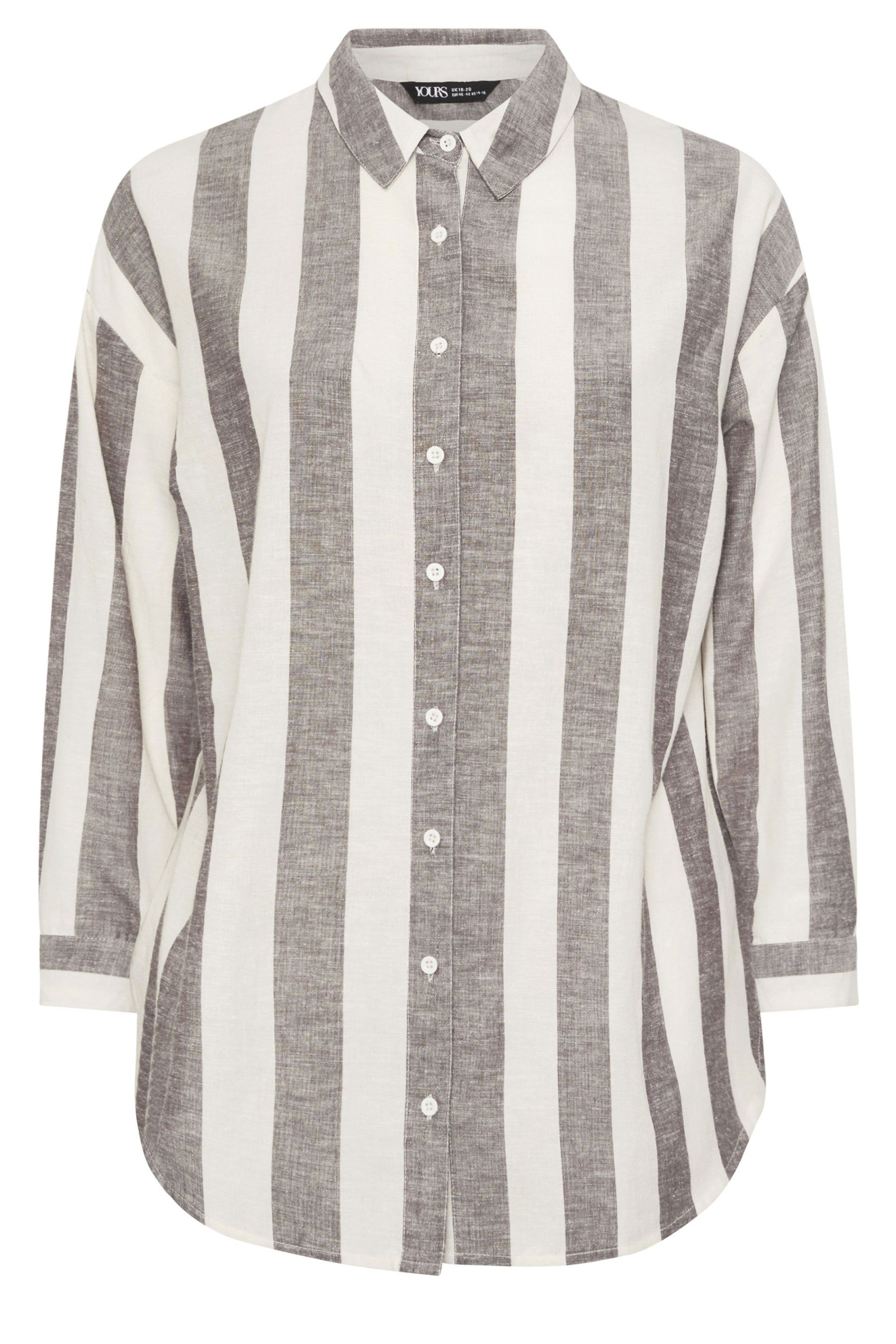 Yours Stripe Linen Shirt