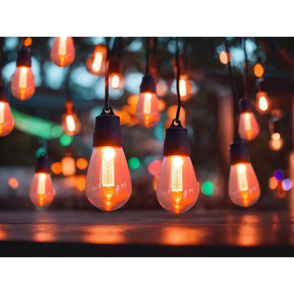 ITTILEQ - LED kerstverlichting - Zwart - 1150 cm - PVC