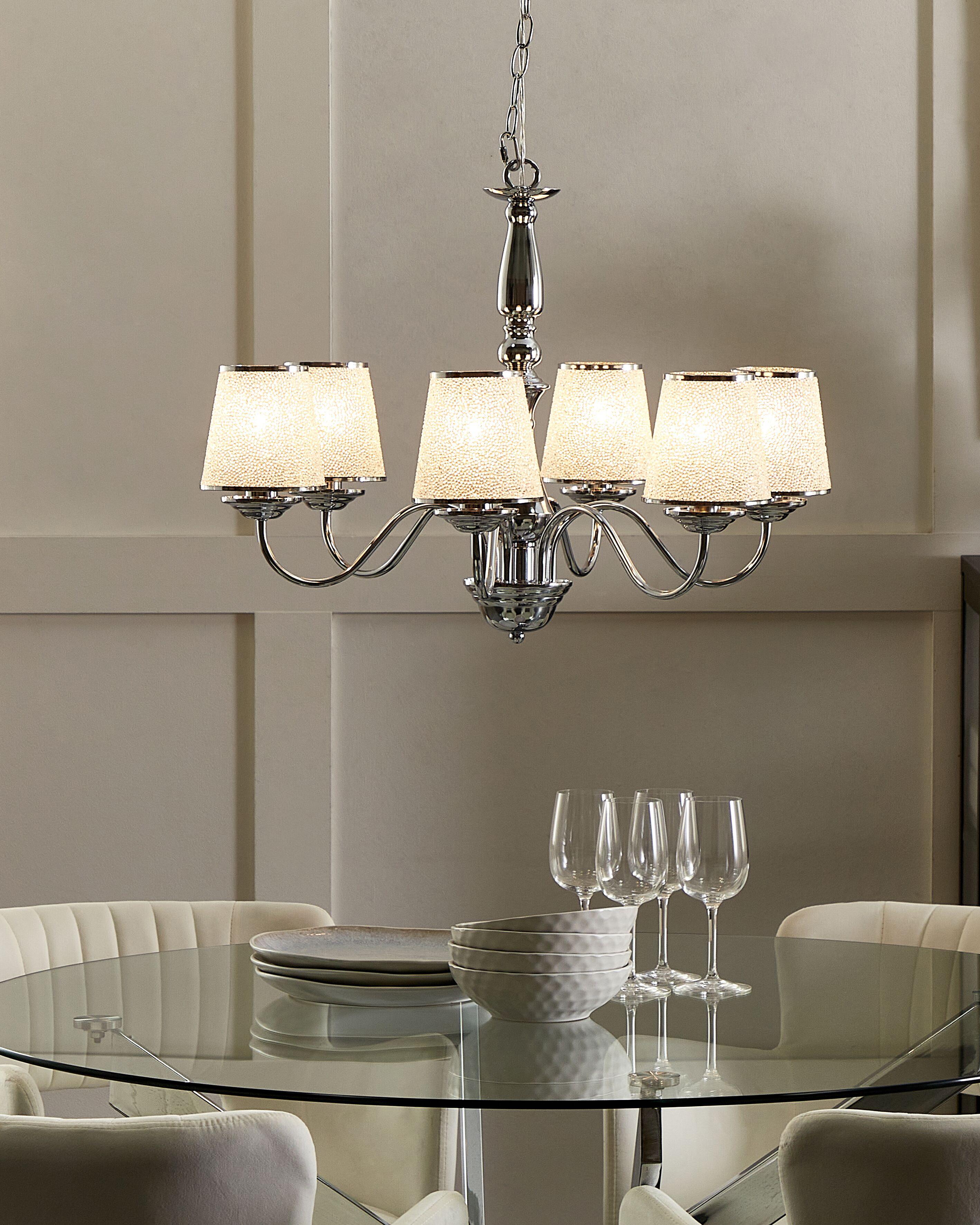 Chandelier BRADANO Metal Silver