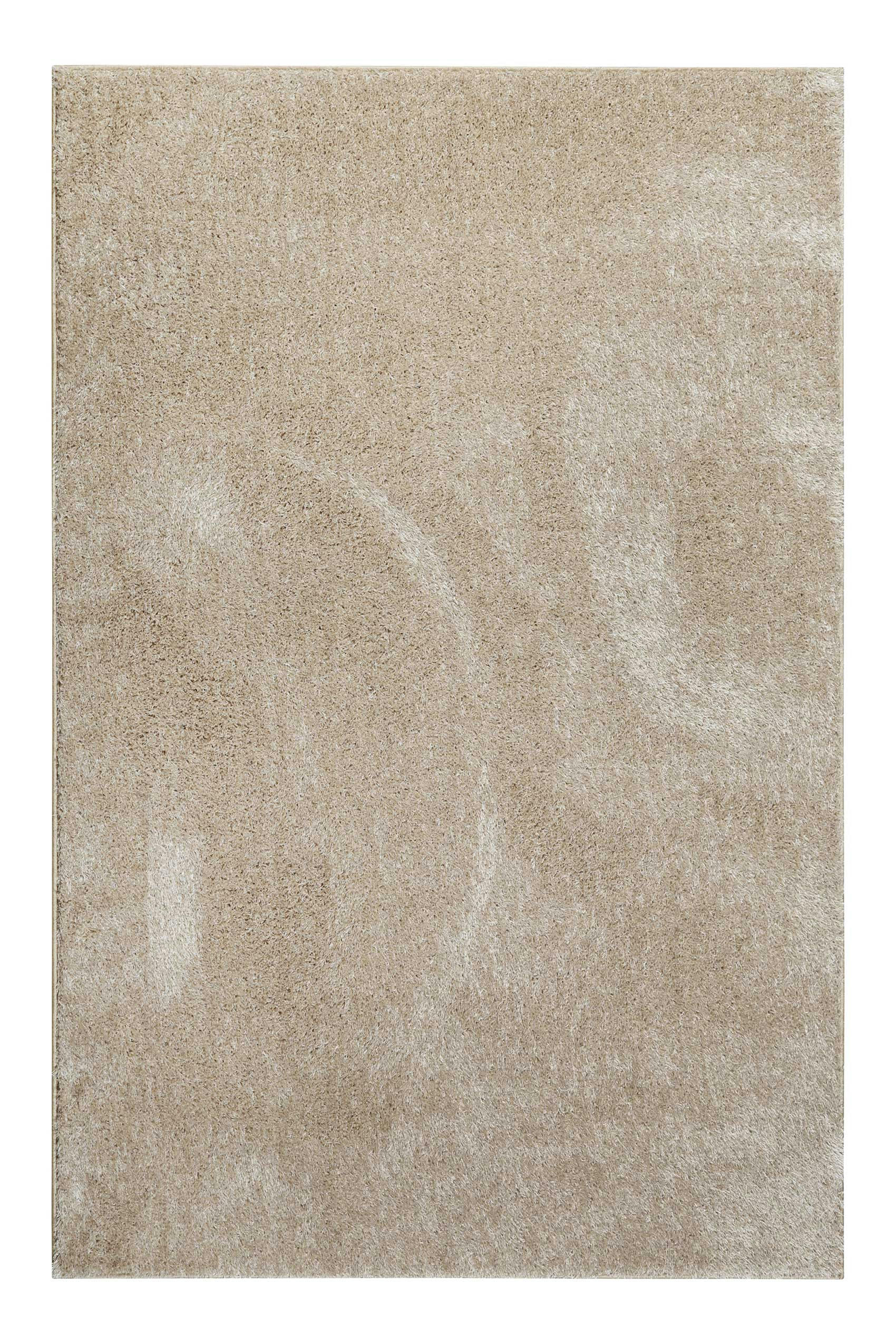 #SWAGGER SHAG - Tapis poils longs doux brillant beige sable 160x225