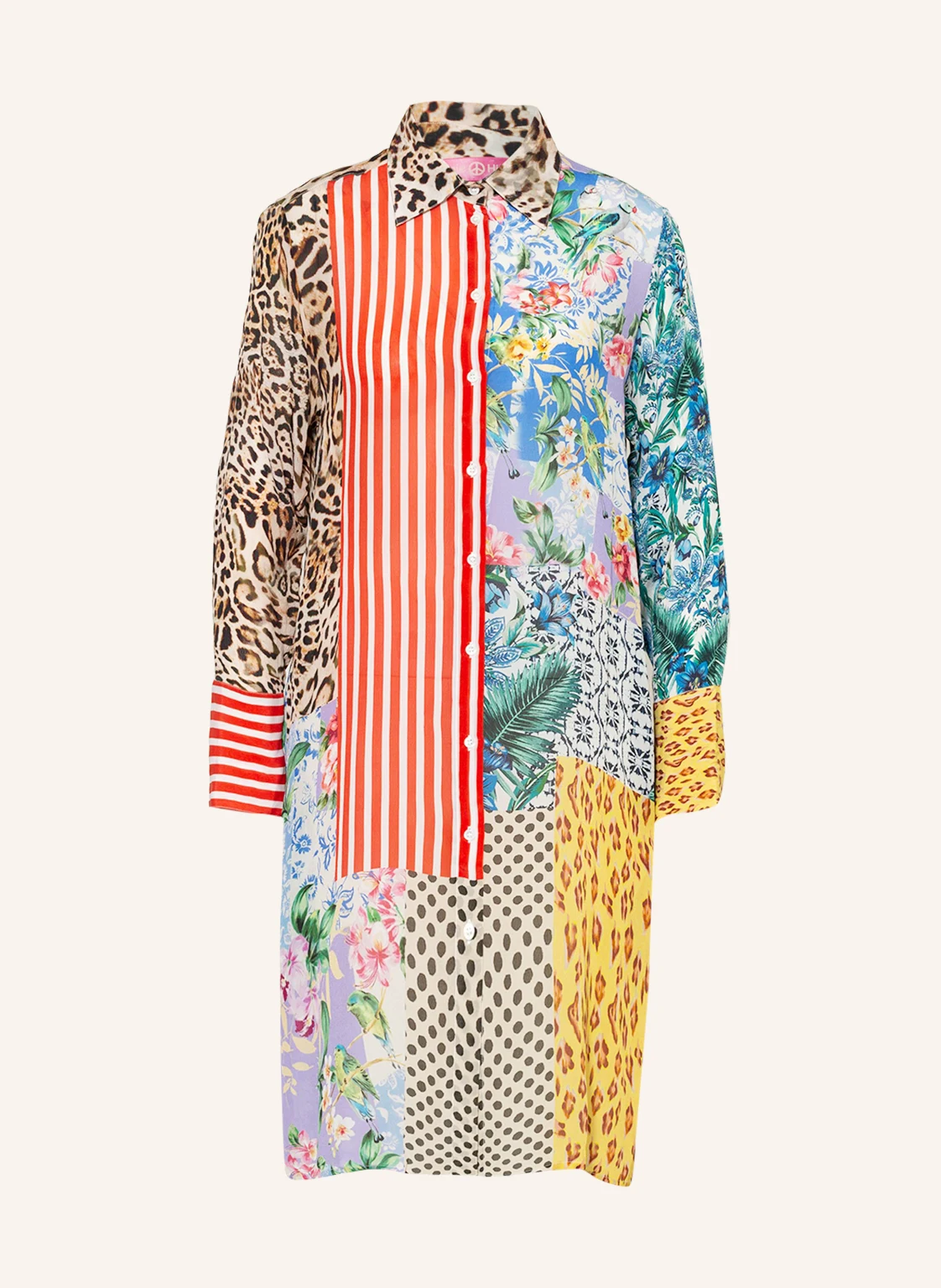 yippie hippie Hemdblusenkleid