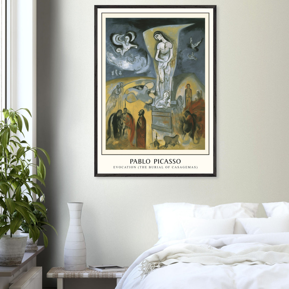 Artfulprints Poster Pablo Picasso - Evocation  - 70x100 cm - Meerkleurig