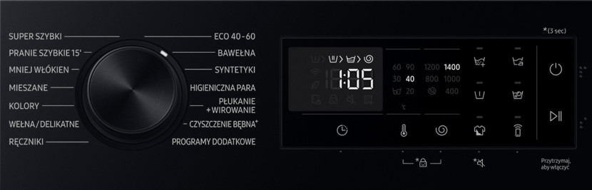 Pralka Samsung WW90DG5G34ABEO 9kg AI EcoBubble Slim