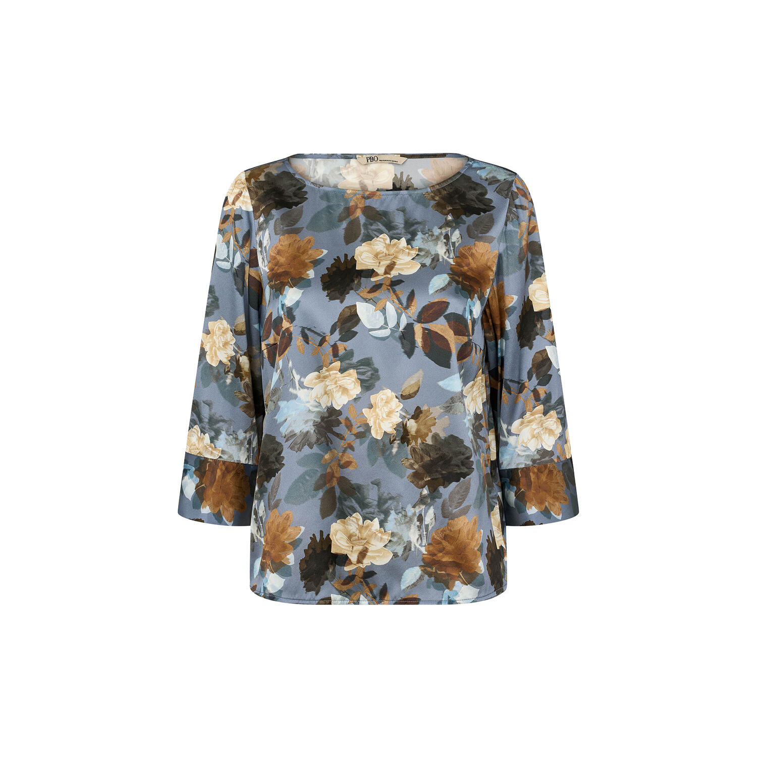 PBOEtta blouse, dark flower print