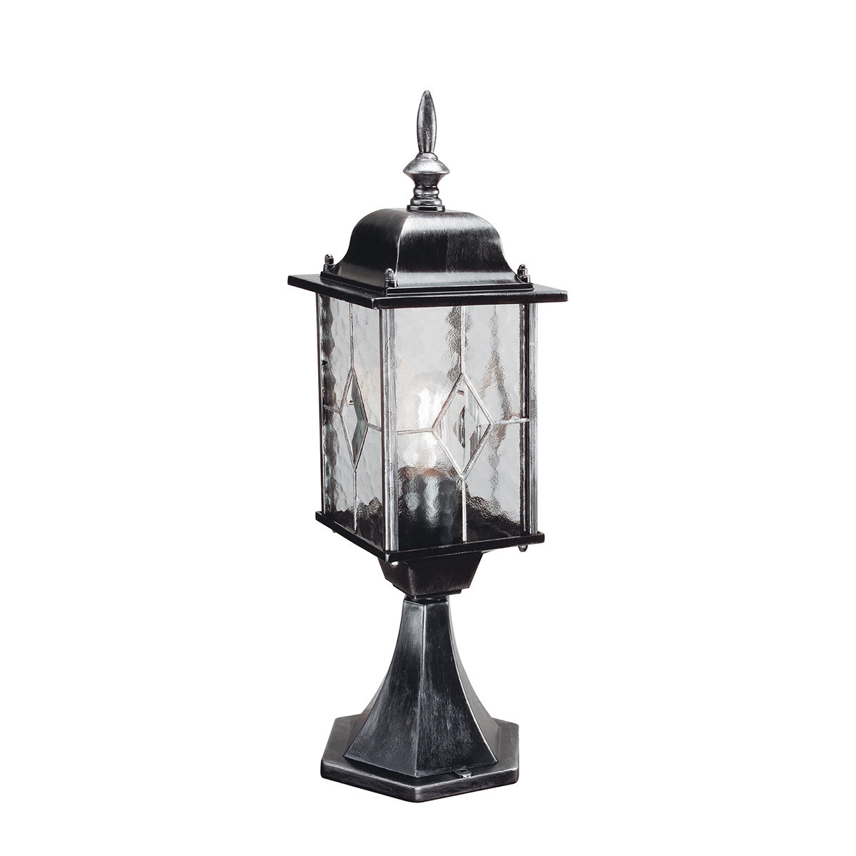 Lampa ogrodowa stojąca czarna Wexford wys:52,3 cm 1xE27x60W IP44 Elstead
