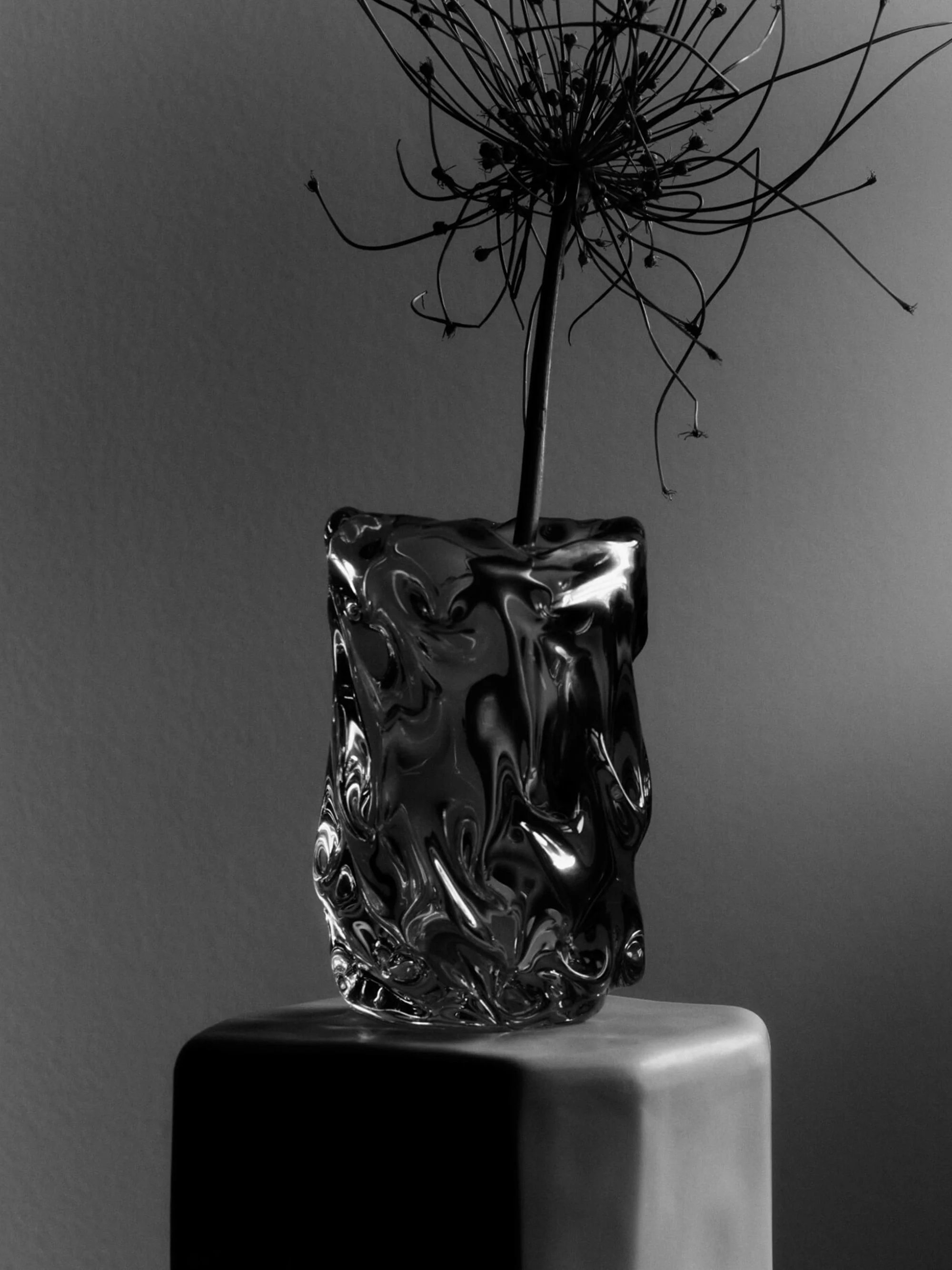 Mundgeblasene Vase Virelle, H 24 cm