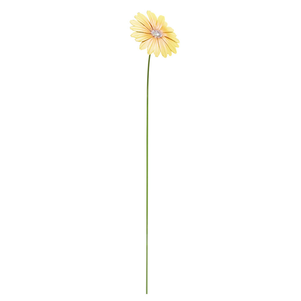 Fleur à planter métal marguerite H52cm (3 modèles)