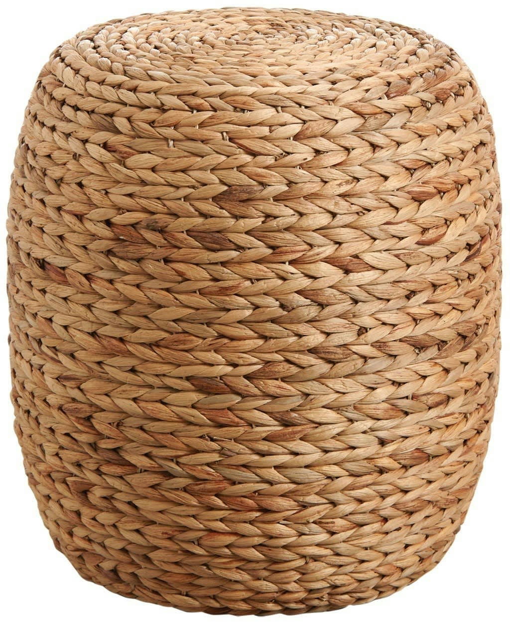 - Pouf en jacinthe tressée