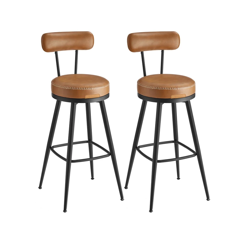 EKHO Collection - Tabourets de bar design en PU (Lot de 2&4)