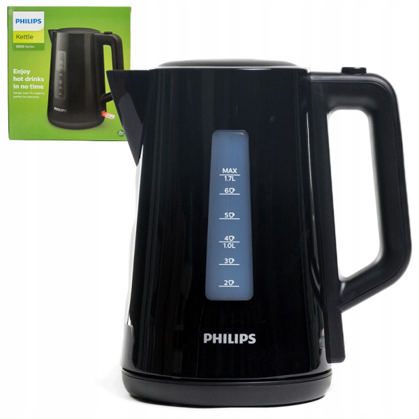Czajnik elektryczny PHILIPS HD9318/20 2200W 1,7L czarny