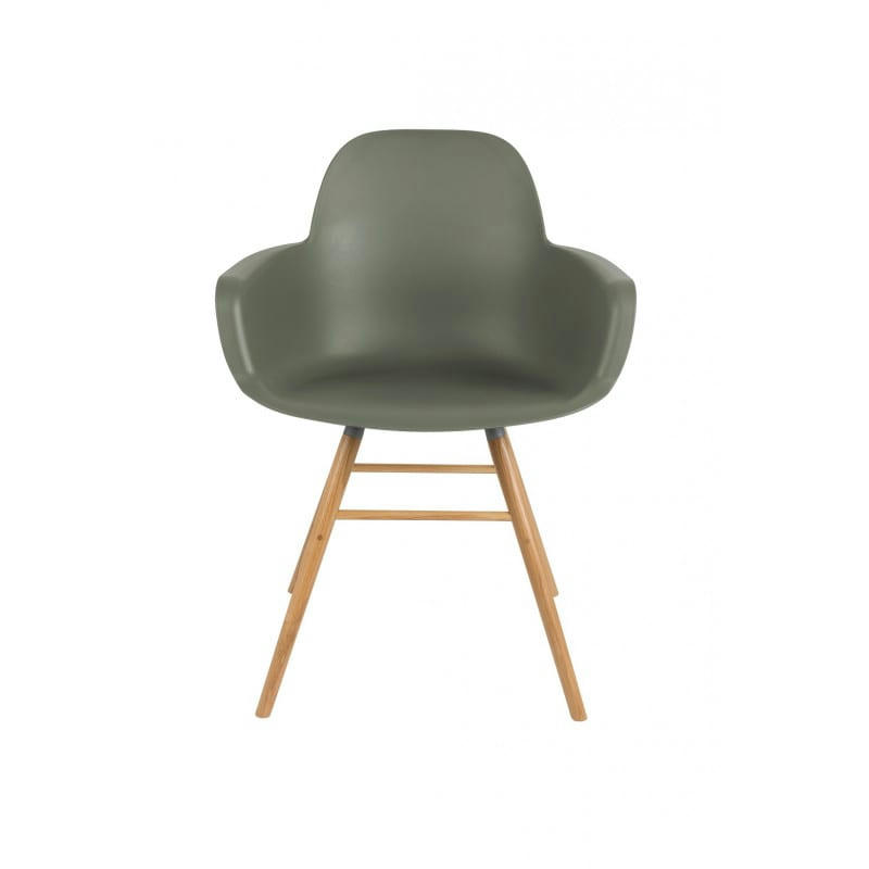 ALBERT KUIP - Fauteuil design en plastique vert