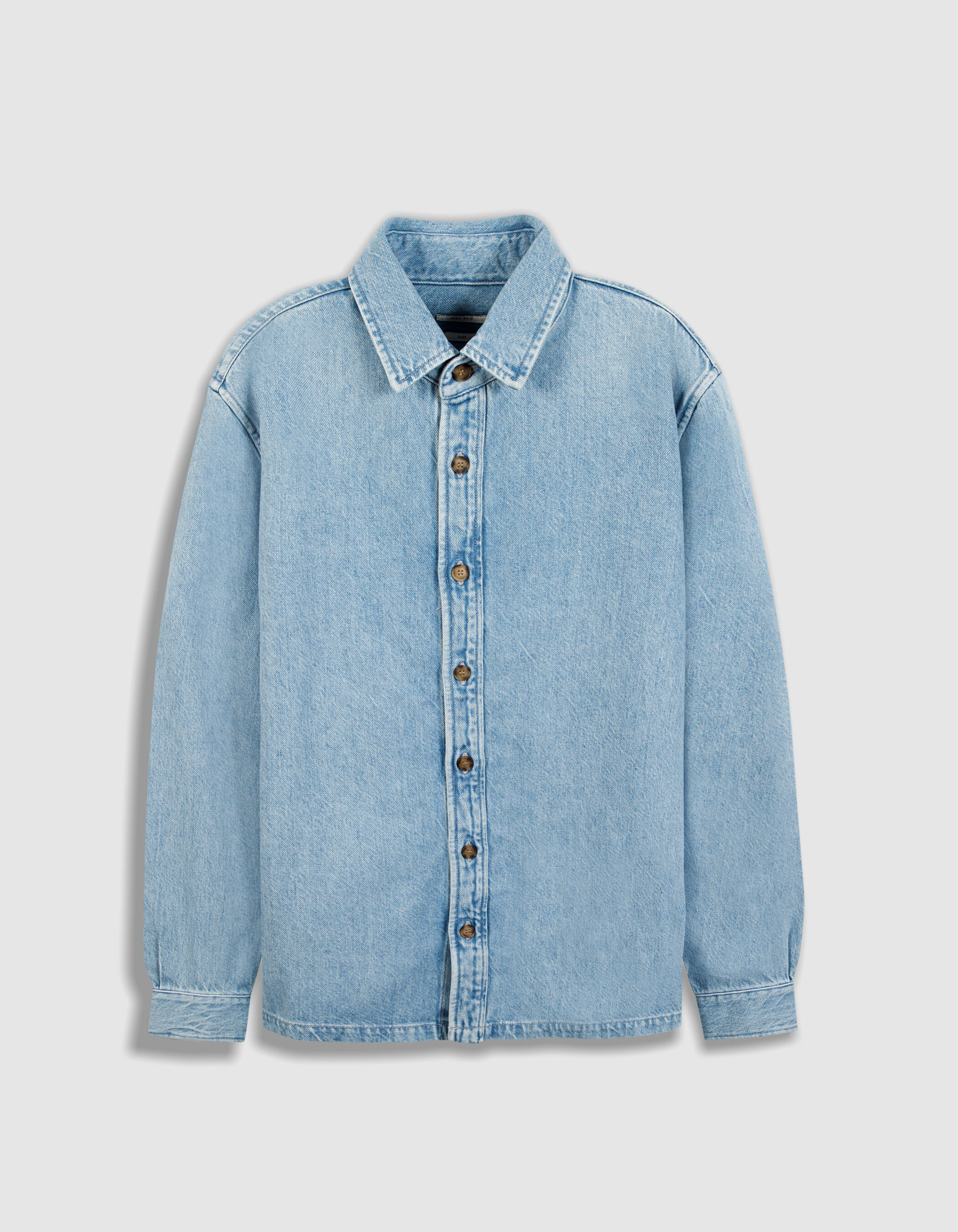 Surchemise en jean regular bleu Homme