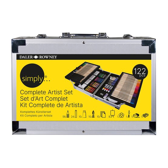 Daler-Rowney Simply Complete Artist Kit 122 Pieces