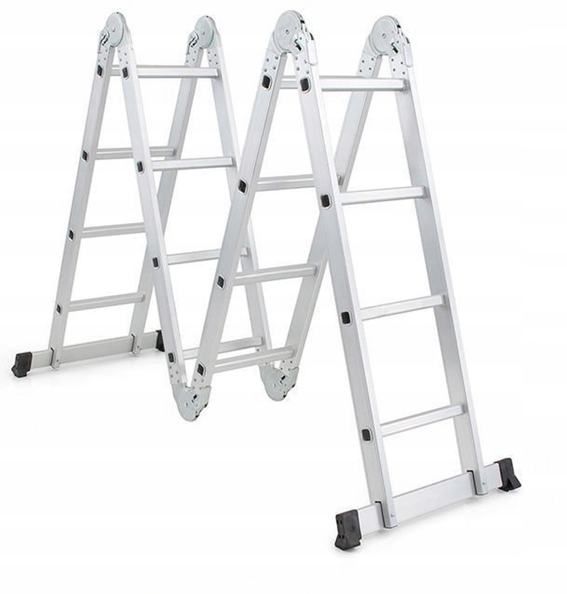 Drabina Aluminiowa 4x4 Składana Przegubowa z PODESTEM 465cm